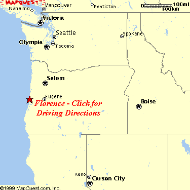 Regional Map of the Pacific Northwest - click for Yahoo driving directions!